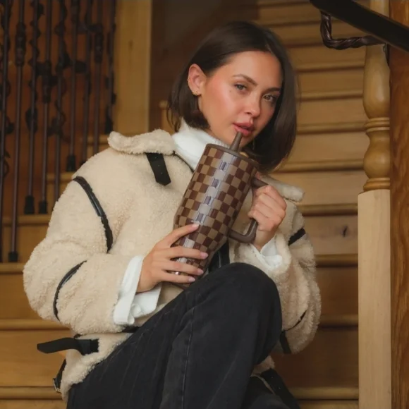 HydroJug Autumn Checkers 32oz BNIB - Picture 4 of 10